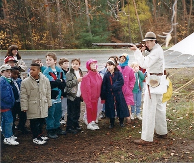 Living history for American kids in Ramstein Germany 1993