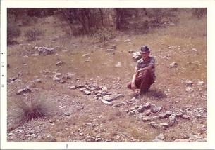 Wearing Rebel hat in Texas Hill Country