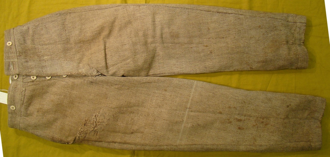 Size and Manufacturer Markings in Confederate Clothing